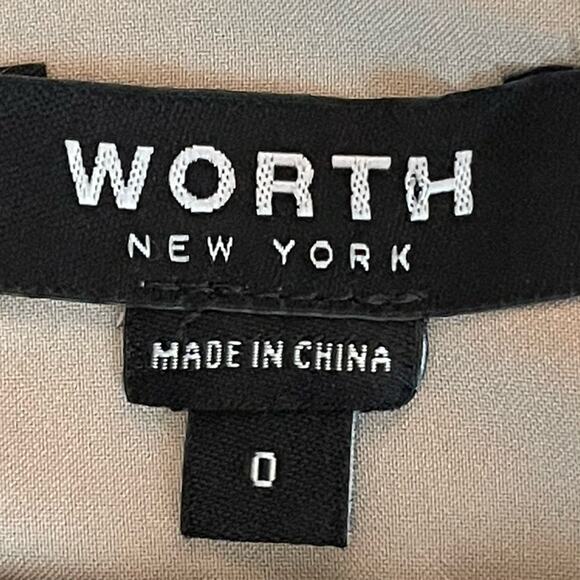 Worth Black Striped Wool Blend Career Office Academia Pencil Skirt NWOT Size 0 - Picture 8 of 11